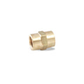 PIPE COUPLING 1/4 BRASS
