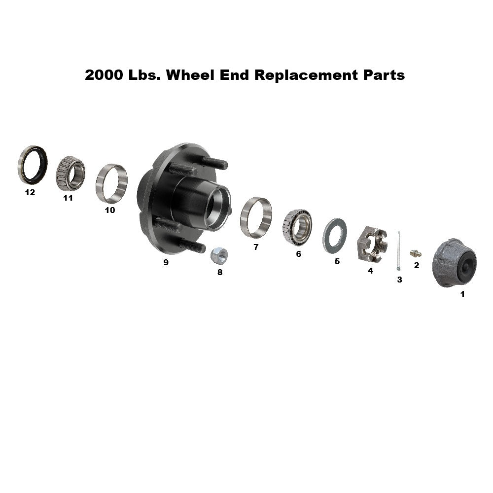 STUD - 1/2 - 20X1.99 - .545 KNURL -