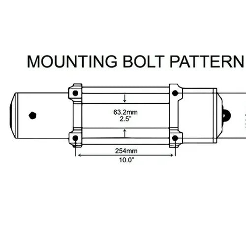 WINCH MOUNT BOLT