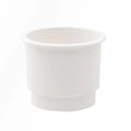 WHITE NYLON FLUSH MOUNT CUPHOLDER (