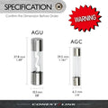 AGC FUSE 2 AMP PACKAGE OF 25