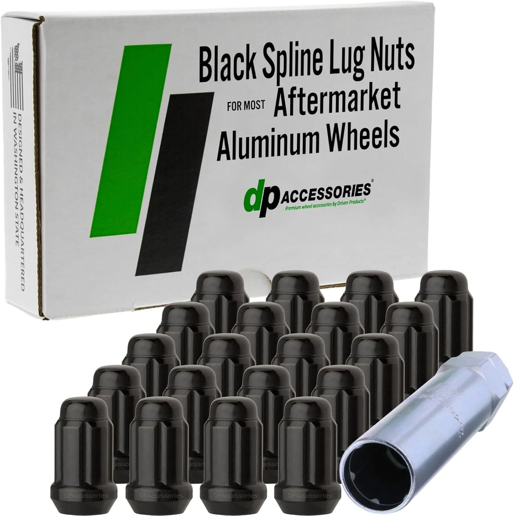 BLACK SPLINE BULGE LUGS 1.90IN