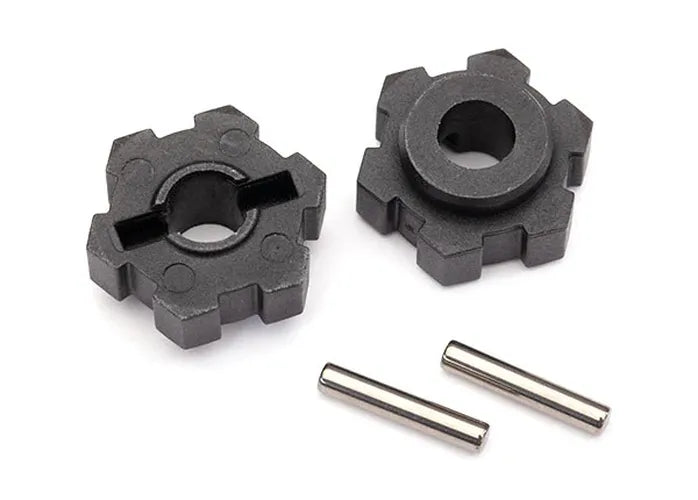 WHEEL HUBS HEX (2)/ 2.5X12 PINS (2