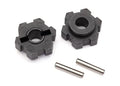 WHEEL HUBS HEX (2)/ 2.5X12 PINS (2