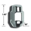 SD DUPLX LUG 12-1.75 CHR BULK