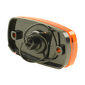 MARK LIGHT OVAL.AMBERBLACK BASEOPTRONICS 3 1/4W7