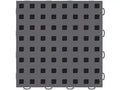 WeatherTech TechFloor - 3in x 12in Tiles(Right Loop) - Dark Grey/Black