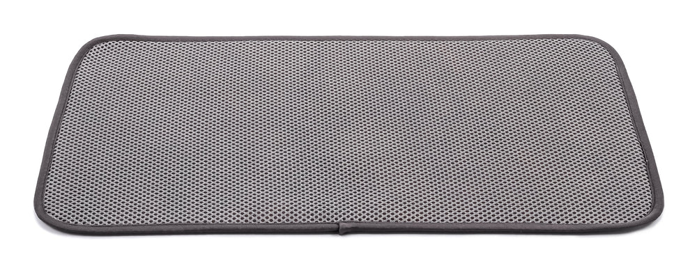 MICROFIBER DISH DRYING PAD 18INX 9IN GRAY
