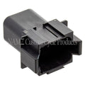 NAMZ Deutsch DT Series 2-Wire Receptacle & Wedgelock - Black (HD 72102-94BK)