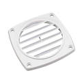 ABS HOSE VENT WHITE 4" FLUSH