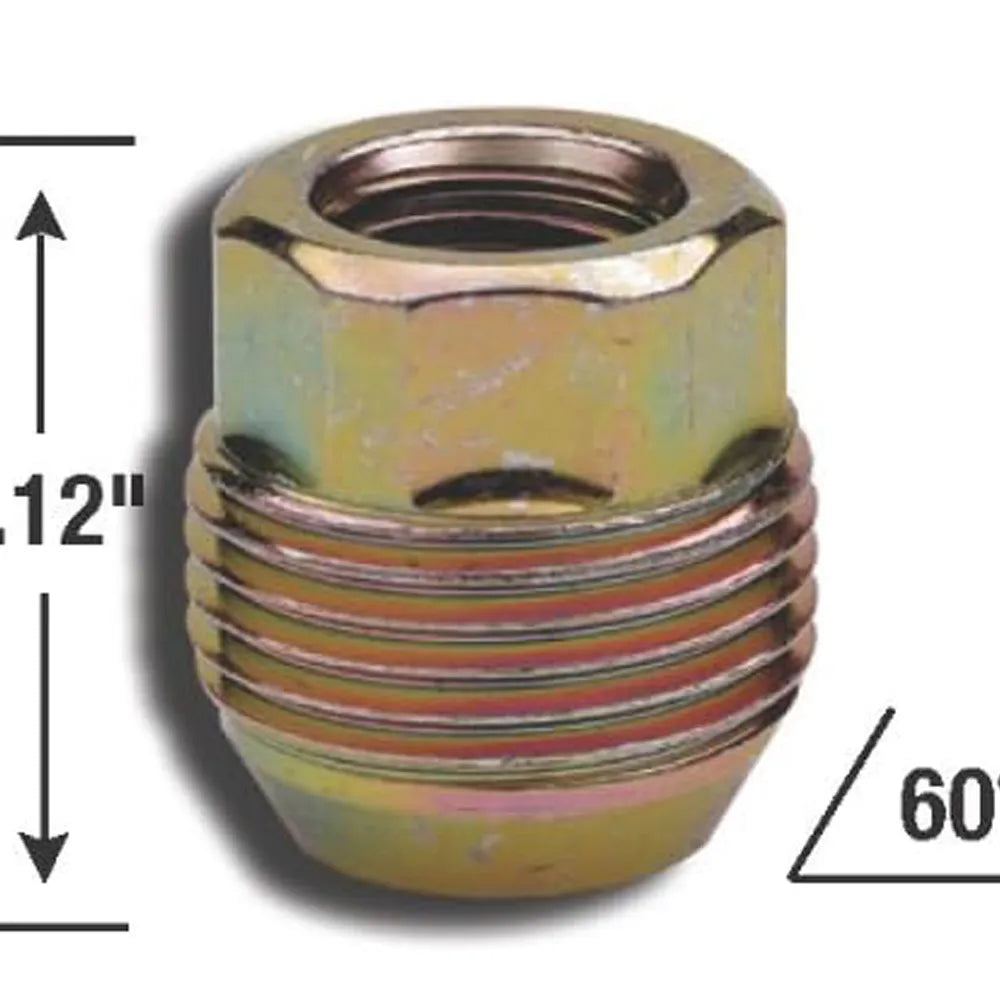 Gorilla GM ACORN LUG 7/8in 9/16 ZINC BULK