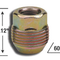 Gorilla GM ACORN LUG 7/8in 9/16 ZINC BULK