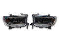Raxiom 07-13 Toyota Tundra CXR Series LED Projector Headlights- Black Housing- Clear Lens