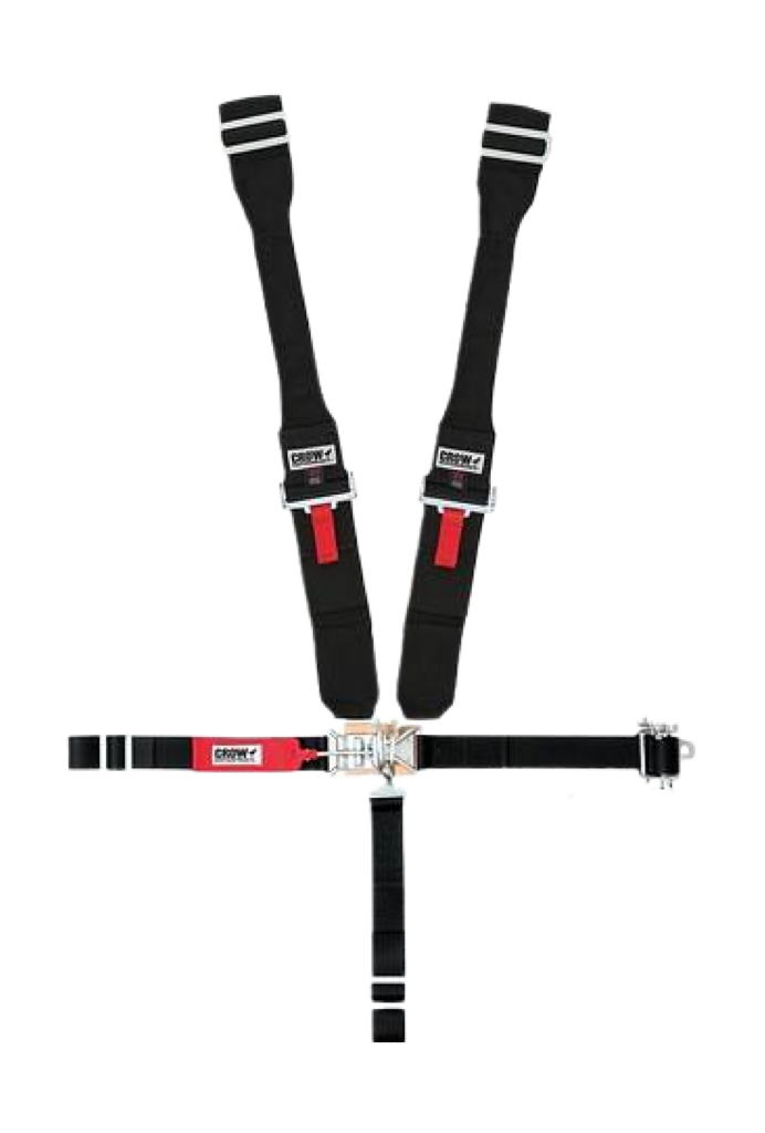 Harness 5 Point Ratchet Left Side Black HANS