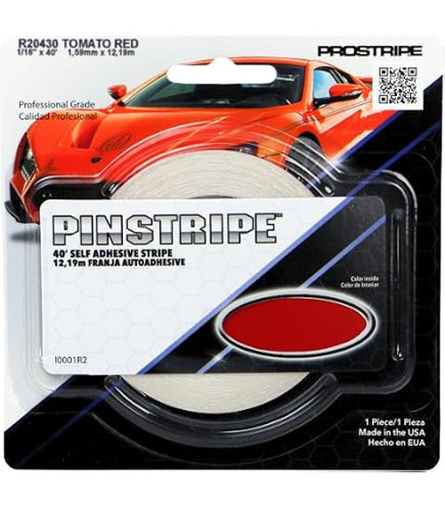 PROSTRIPE 1/8X40'TOMA RED