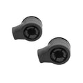 BLACK PLASTIC END FITTING WITH SNAP