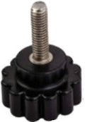 NYLON HEAD SCREW 1/4-28 X 3/4" BLAC