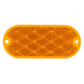 REFLECTOR YELLOW OVAL