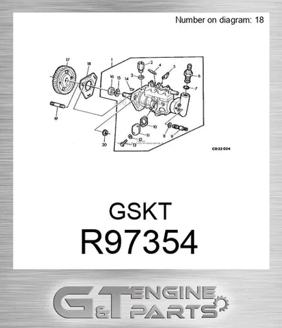 INJECTOR PUMP MOUNTING GASKET