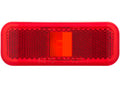 MARK LIGHT RECT 2WIRE RED POLY