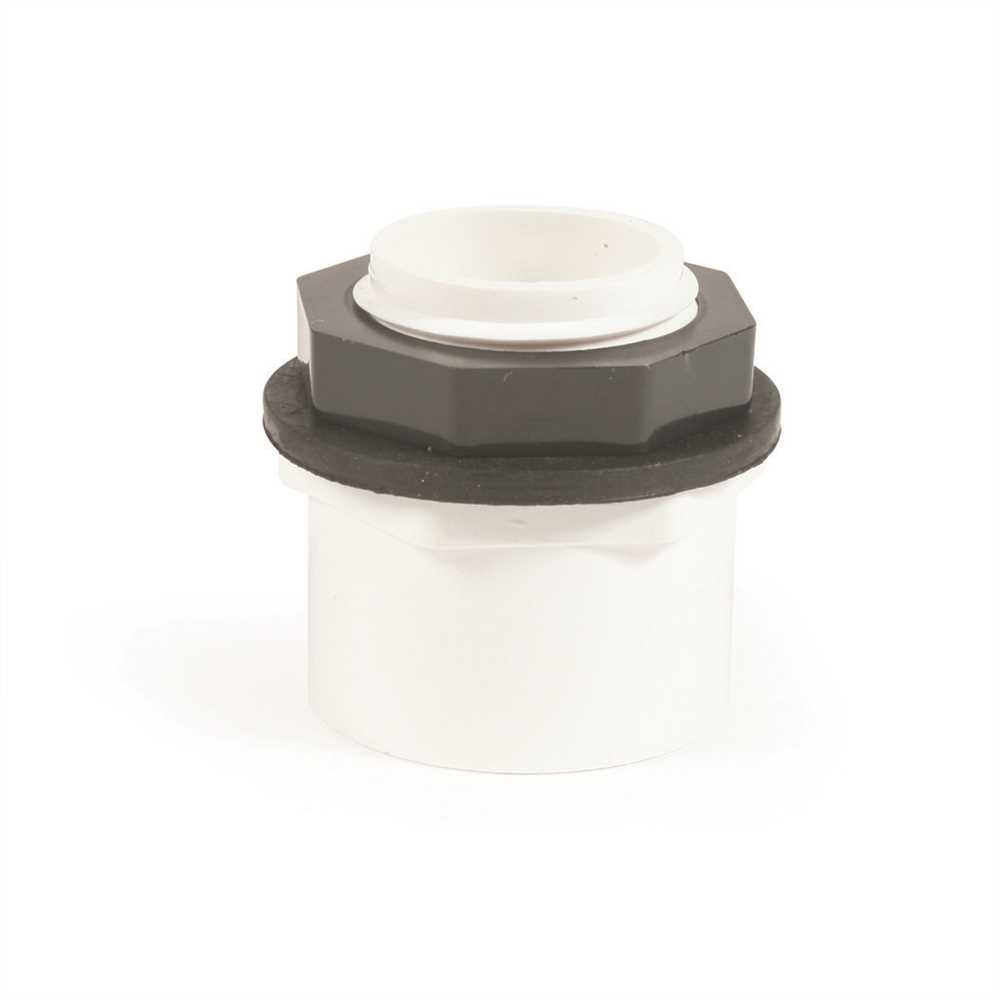 DRAIN PAN FITTING 1'/1.5' PVC (BULK