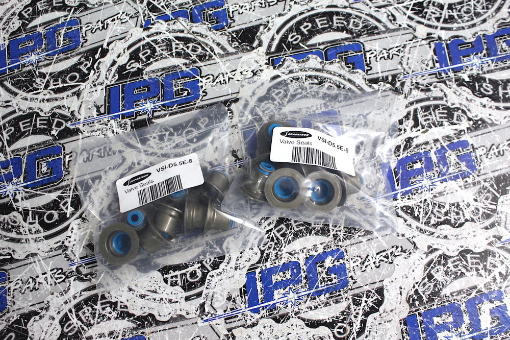 Supertech Ford Duratec 5.5mm Viton Integral Valve Stem Seal w/Spring Seat - SIngle