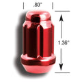SD ACORN LUG 12-1.25 RED BULK