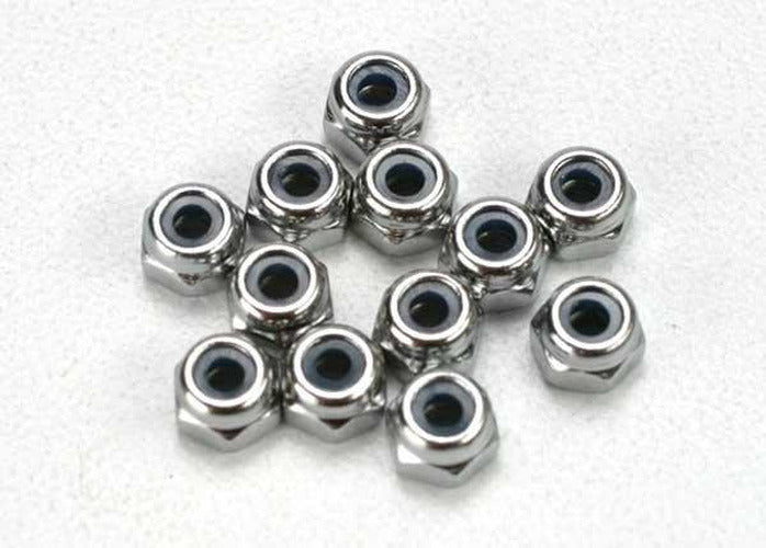 NUTS 2.5MM NYLON LOCKING (12)