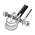 BOLT OE DOUBLE THREADED