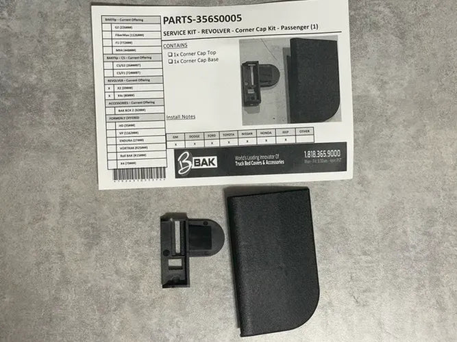 CORNER CAP KIT - PASSENGER