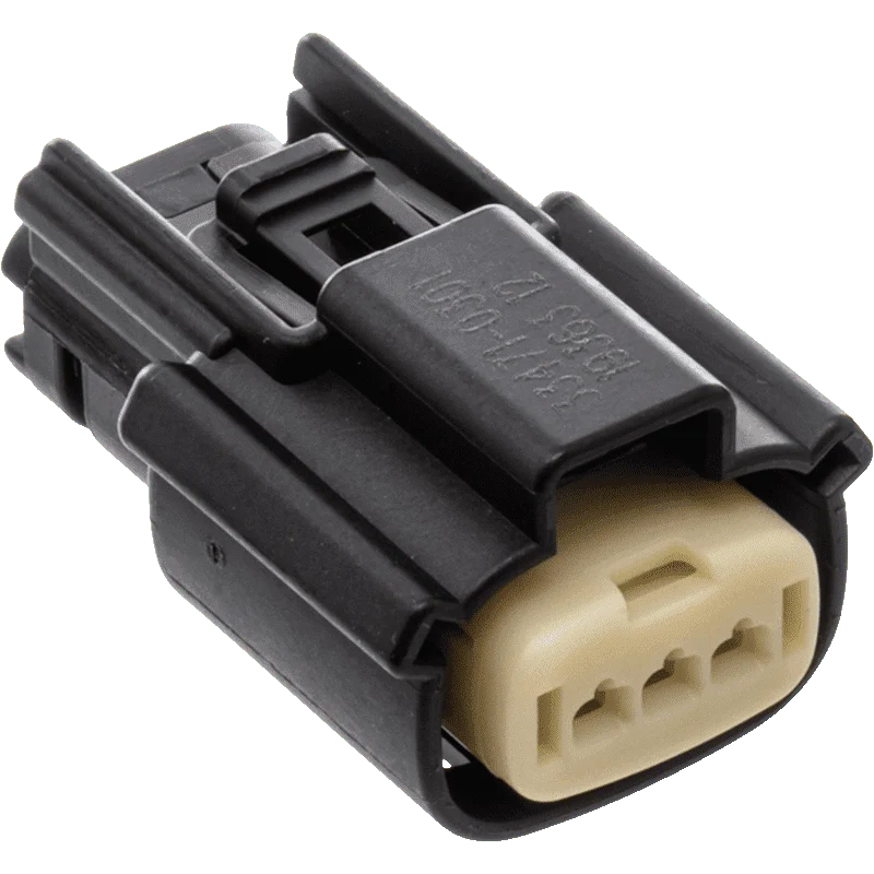 NAMZ 07-23 V-Twin Molex MX-150 3-Position Female Connector (HD 72512-07BK)