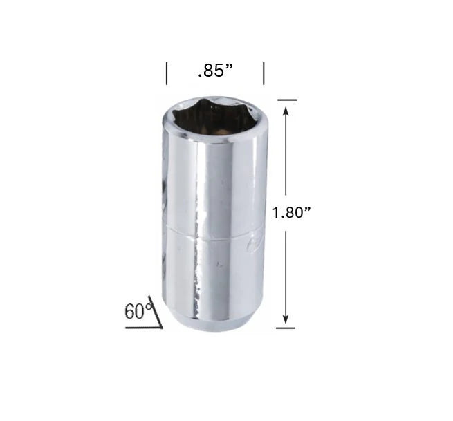 HEX SKT LUG 14-1.50 CHR BULK