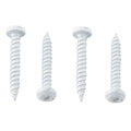 PAN HEAD SQUARE RECESS SCREW 8 X 3/4 WHITE (50/CTN)