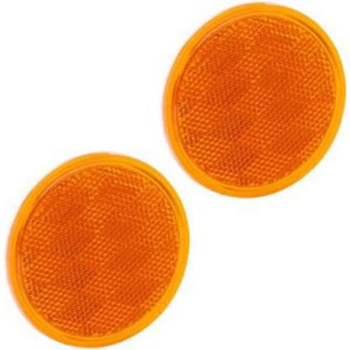 REFLECTOR 3-3/16" ROUND ADHESIVE MO
