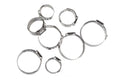 06 STAINLESS STEEL PUSH LOCK HOSE CLAMP 2PCS/PKG