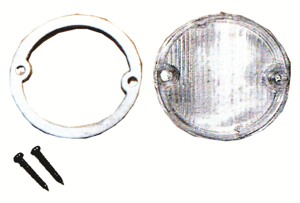 BACK-UP LAMP LENS WITH GASKET; LH O