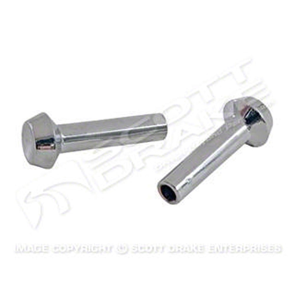 DOOR LOCK KNOBS; PAIR; 67 MUSTANG;