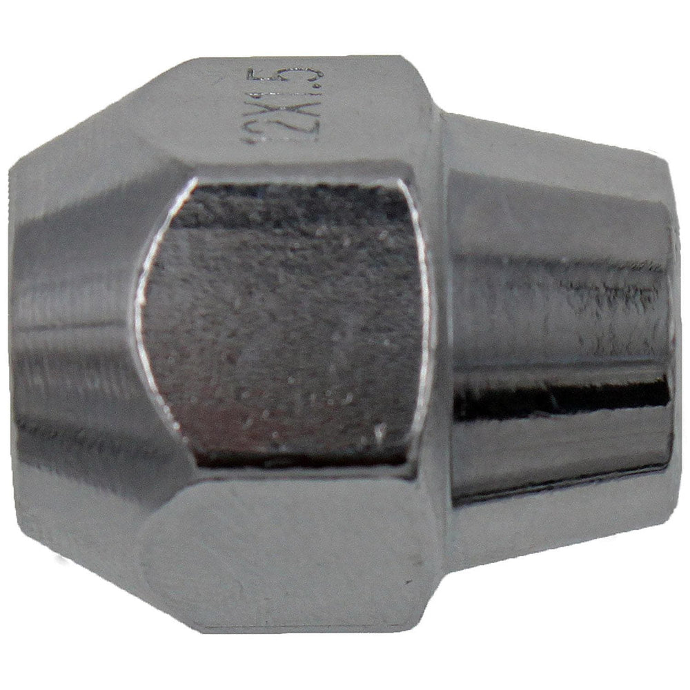 Lug Nut: 1/2-20 x 1 21/64 Long Right Hand thread; 60 degree shoulder; Closed end
