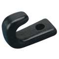 NYLON LASHING HOOK SINGLE HOLE BLAC