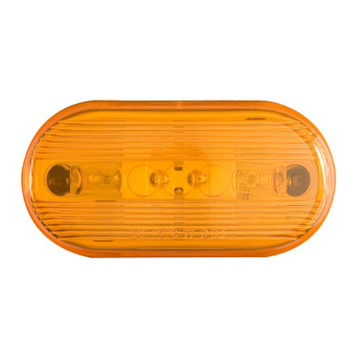 MARKER LIGHT OVAL 2 BULB AMBER
