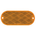 PAIR RECT REFLECTOR AMBER