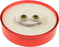 2.5IN ROUND RED PCRATED CLEARANCE AND SIDE MARKER LIGHT