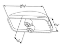 LICENSE LAMP GRAY BULK