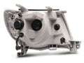 Raxiom 05-09 Toyota Tacoma Super White LED Halo Projector Headlights- Chrome Housing- Clear Lens