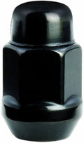 ACORN BULGE BLACK CHROME (3/4 HEX 12MM X 1.25