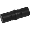 NYLON TUBE CONNECTOR 7/8" BLK