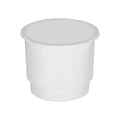 WHITE NYLON FLUSH MOUNT CUPHOLDER (