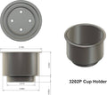 CUPHOLDER TWO TIER 3' BLACK; PLY