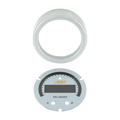 AEM X-Series Tru-BoostX Boost Controller Gauge Accessory Kit - Silver Bezel & White Faceplate