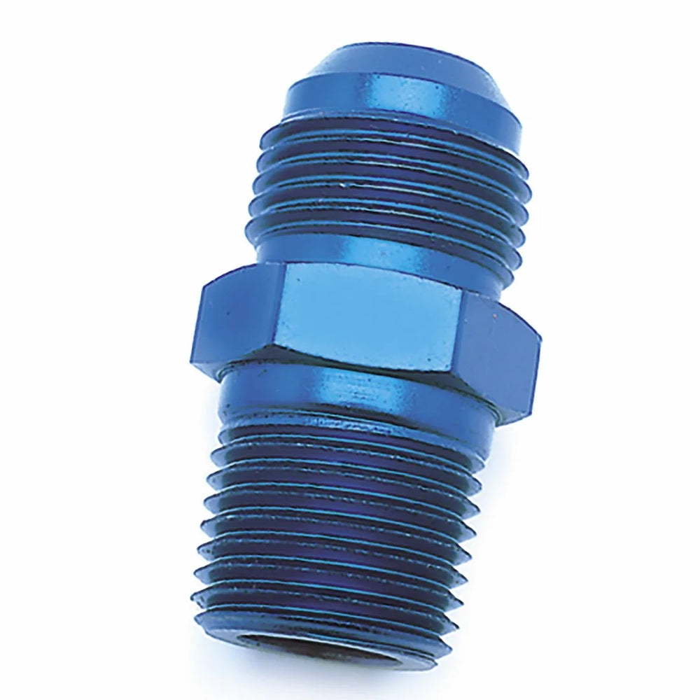 -6AN X1/8NPTF BLU ST FL TO PIPE ADP